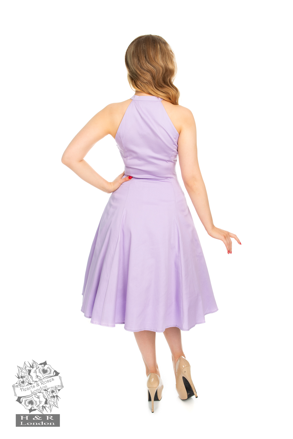 Candela Swing Dress in Pruple