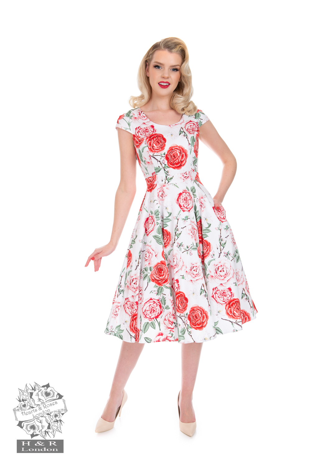 Rosie Floral Swing Dress